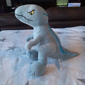 Jurassic World Blue Velociraptor Plush 12” Stuffed Animal Universal Studios Park